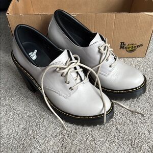 Dr. Martens Salome Gray Ankle Boots
